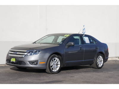 ford fusion 2012 gray sedan sel flex fuel 6 cylinders front wheel drive automatic 79407