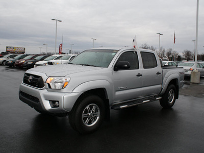 toyota tacoma 2012 silver prerunner sr5 trd gasoline 6 cylinders 2 wheel drive automatic 27215