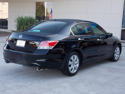 honda accord 2010 black sedan ex l v6 gasoline 6 cylinders front wheel drive automatic with overdrive 77099