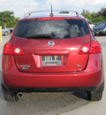 nissan rogue 2010 red suv sl gasoline 4 cylinders front wheel drive cont  variable trans  33884