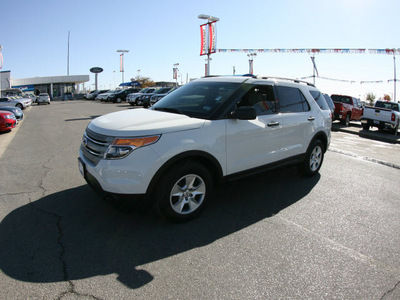 ford explorer 2012 white suv gasoline 6 cylinders 2 wheel drive automatic 79925