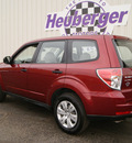 subaru forester 2010 red suv 2 5x 4 cylinders automatic 80905