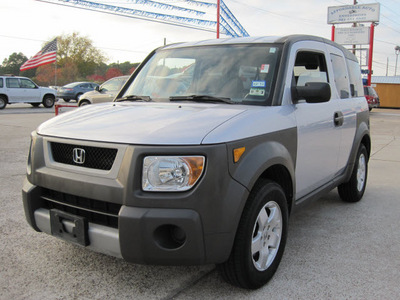 honda element 2003 silver suv ex gasoline 4 cylinders dohc front wheel drive automatic 77379