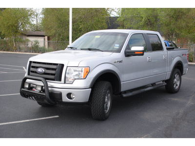 ford f 150 2010 silver fx4 flex fuel 8 cylinders 4 wheel drive 6 speed automatic 78501