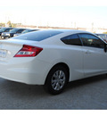 honda civic 2012 white coupe lx 4 cylinders 5 speed automatic 77025