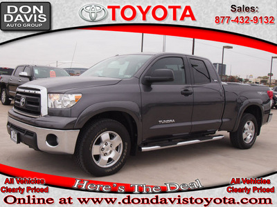 toyota tundra 2012 gray sr5 gasoline 8 cylinders 2 wheel drive automatic 76011