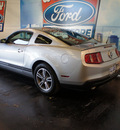 ford mustang 2012 silver coupe v6 premium gasoline 6 cylinders rear wheel drive automatic 75062