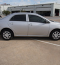 toyota corolla 2010 silver sedan gasoline 4 cylinders front wheel drive manual 77375