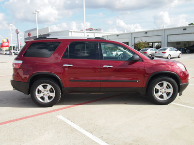 gmc acadia 2010 red suv sl gasoline 6 cylinders front wheel drive automatic 77375