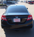 honda civic 2012 black coupe ex l gasoline 4 cylinders front wheel drive automatic 76053