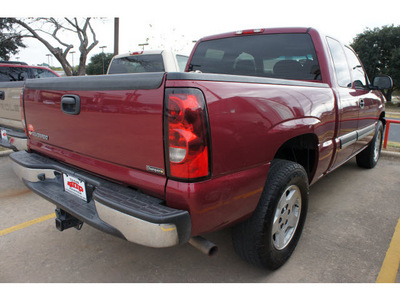 chevrolet silverado 1500 classic 2007 red pickup truck ls 8 cylinders automatic 78666