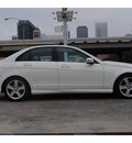 mercedes benz c300 2010 white sedan gasoline 6 cylinders rear wheel drive automatic 77002