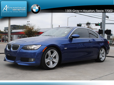 bmw 3 series 2007 blue coupe 335i gasoline 6 cylinders rear wheel drive 6 speed manual 77002