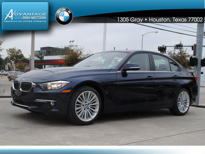 bmw 3 series 2013 blue sedan 328i gasoline 4 cylinders rear wheel drive automatic 77002