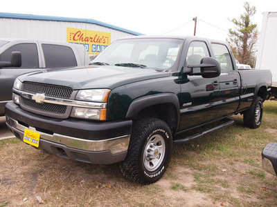 chevrolet silverado 3500 2004 dk  green gasoline 8 cylinders 4 wheel drive automatic with overdrive 77340