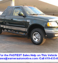 ford f 150 2001 dk  green xlt 4x4 gasoline 8 cylinders 4 wheel drive automatic with overdrive 45840
