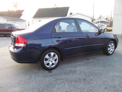 kia spectra 2007 dk  blue sedan ex gasoline 4 cylinders front wheel drive automatic 45840