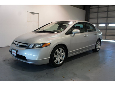 honda civic 2006 gray sedan lx gasoline 4 cylinders front wheel drive 5 speed automatic 77471