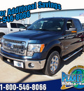 ford f 150 2013 blue xlt gasoline 6 cylinders 2 wheel drive automatic 77338