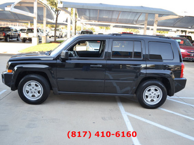jeep patriot 2008 black suv sport gasoline 4 cylinders front wheel drive automatic 76051