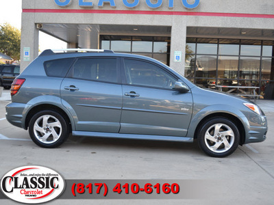 pontiac vibe 2007 dk  gray hatchback gasoline 4 cylinders front wheel drive automatic 76051