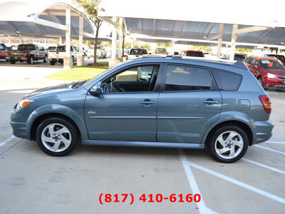 pontiac vibe 2007 dk  gray hatchback gasoline 4 cylinders front wheel drive automatic 76051