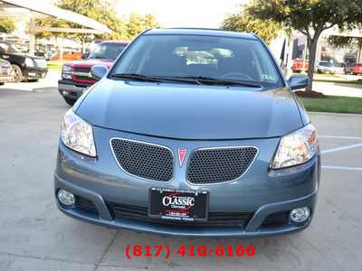 pontiac vibe 2007 dk  gray hatchback gasoline 4 cylinders front wheel drive automatic 76051