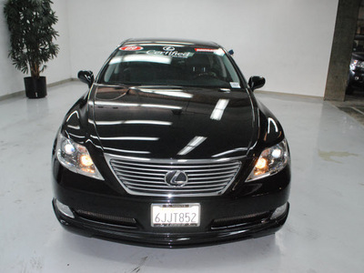 lexus ls 460 2009 black sedan gasoline 8 cylinders rear wheel drive automatic 91731