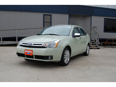 ford focus 2010 kiwi green metallic sedan sel gasoline 4 cylinders front wheel drive automatic with overdrive 77706