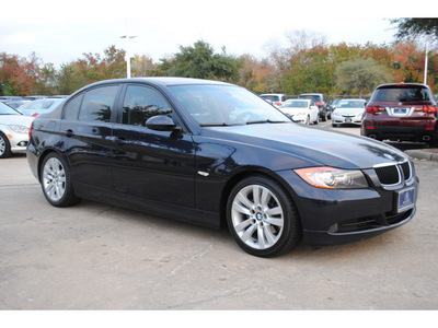 bmw 3 series 2006 black sedan 325i gasoline 6 cylinders rear wheel drive automatic 77074