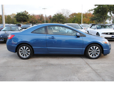honda civic 2010 blue coupe ex gasoline 4 cylinders front wheel drive automatic 77074