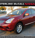 nissan rogue 2013 red sv gasoline 4 cylinders front wheel drive automatic 77477