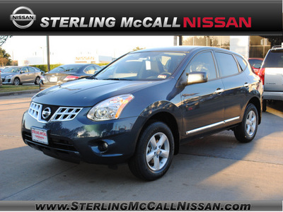 nissan rogue 2013 dk  blue s gasoline 4 cylinders all whee drive automatic 77477