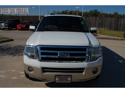 ford expedition el 2009 white suv flex fuel 8 cylinders 2 wheel drive 6 speed automatic 77338