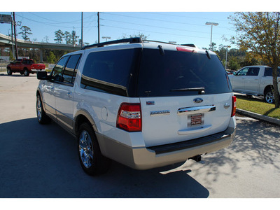 ford expedition el 2009 white suv flex fuel 8 cylinders 2 wheel drive 6 speed automatic 77338