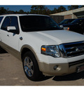 ford expedition el 2009 white suv flex fuel 8 cylinders 2 wheel drive 6 speed automatic 77338