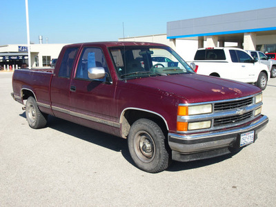 chevrolet c k 1500 series 1994 red pickup truck c1500 silverado gasoline v6 rear wheel drive automatic 78009