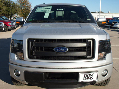 ford f 150 2013 silver fx2 gasoline 6 cylinders 2 wheel drive automatic 76011