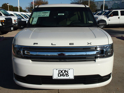 ford flex 2013 white se gasoline 6 cylinders front wheel drive automatic 76011