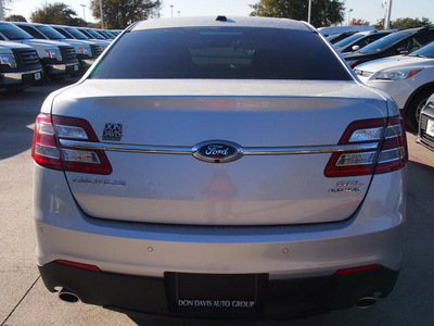 ford taurus 2013 silver sedan sel gasoline 6 cylinders front wheel drive automatic 76011