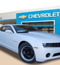 chevrolet camaro 2013 white coupe ls gasoline 6 cylinders rear wheel drive automatic 75067