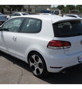 volkswagen gti 2013 white hatchback gasoline 4 cylinders front wheel drive automatic 78411