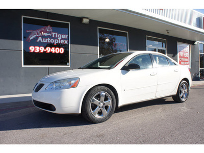 pontiac g6 2007 white sedan gt gasoline 6 cylinders front wheel drive automatic 76513