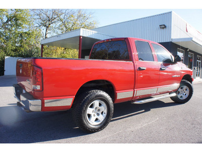 dodge ram 1500 2005 red slt gasoline 8 cylinders 4 wheel drive automatic 76513