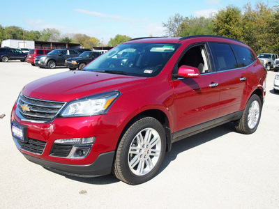 chevrolet traverse 2013 red lt gasoline 6 cylinders front wheel drive automatic 78114