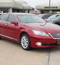 lexus es 350 2012 red sedan gasoline 6 cylinders front wheel drive shiftable automatic 77074