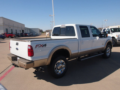 ford f 350 super duty 2012 white lariat biodiesel 8 cylinders 4 wheel drive automatic 76108