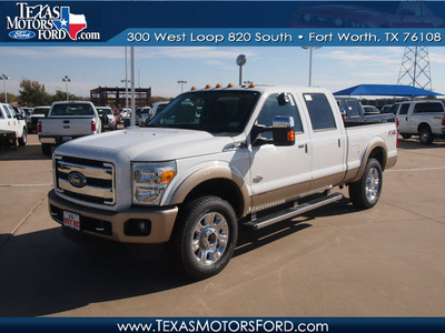 ford f 250 super duty 2012 white lariat biodiesel 8 cylinders 4 wheel drive automatic 76108