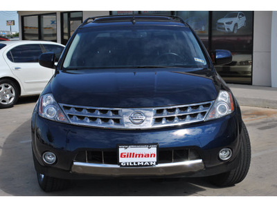 nissan murano 2007 dk  blue suv sl gasoline 6 cylinders front wheel drive cont  variable trans  78233