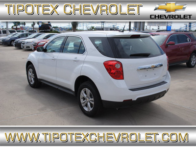 chevrolet equinox 2013 white ls gasoline 4 cylinders front wheel drive automatic 78521